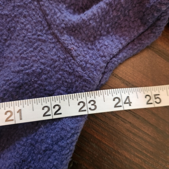 Victoria's Secret PINK Womens Fleece Cropped Polo Sweatshirt.Midnight Navy - Picture 11 of 12